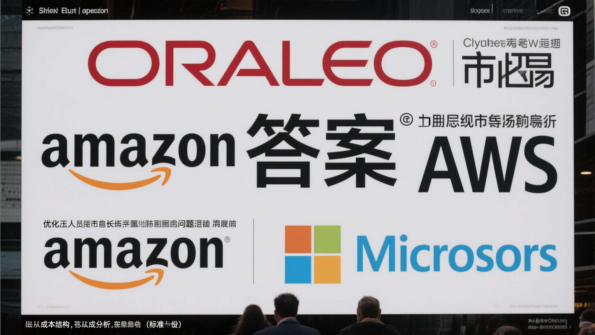 甲骨文在云计算市场长期面临来自亚马逊AWS、微软Azure的竞争压力，市场份额增
